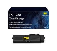 QALOP TK-1260 Toner Cartridge Compatible For TK1260 TK-1260, With Chip | Replacement for TK-1260 Toner Cartridges for Kyocera ECOSYS PA4000WX PA4000x Printer，12000 Page-Yield(1 pack)