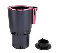 Qalvona 2 in 1 Car Cup Warmer Cooler, Auto Beverage Holder, 53-63℃ Heating and - 3 to 5℃ Cooling - Fast Temperature Control, Easy Use, Ideal for Road Trips and Daily Commutes (Purple)