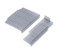 Qalvona Cabinet Pull Door Drill Template Set, ABS Material, Black 2Pcs - High Precision 0.02mm, Easy Handle Mounting, Time and Labor Saving for Home Decoration