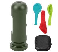 Qalvona Ear Equalization Training Tool, Aluminum Alloy, Lightweight 72g - Durable Anti - Rust Material, Stable Grip Design, Ideal for Snorkeling and Free Diving Beginners (Dark Green)