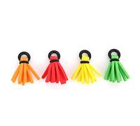 Qalvona Fly Fishing Float Foam Strike Indicators, 4pcs Drift Hook Positioning Bobbers, 29mm Lightweight Floats - High Buoyancy, Easy Installation, Ideal for Fly Fishing Enthusiasts (4 colors mixed)