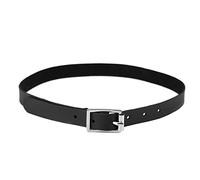 Qalvona Genuine Leather Spur Strap, Horse Riding Accessories, 13x2x50mm Black Handmade - Durable Adjustable Buckle, Soft Tough Leather, Ideal for Equestrian Use