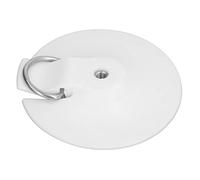 Qalvona Surfboard Camera Mount Base, PVC Material, 4.3 Inch Diameter with D Ring - Stable and Durable Holder, Adjustable Bracket for Outdoor Water Sports and Adventures (White)