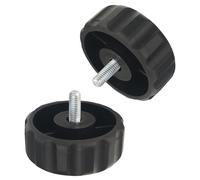 QaMcbulc Gimbal Bracket Knobs for Lowrance,Replacement knobs for Lowrance,2 Pack,Durable Superior PP Materials,Compatible with HDSGen2T/Elite7, Simrad NSS/NSSevo2, B&G Zeus2 Models