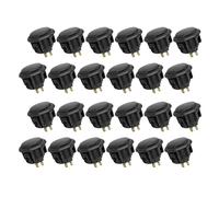QANBA D-lite Arcade Button Original Buttons Snap-In Joystick Arcade Buttons for DIY arcade machines 30mm Push button switch(Boxed)(30mm Black(DL04) 24 Pcs)