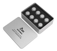 qanba Gravity KS Mechanical Shafts Silent Pushbutton 30mm Snap-in (Boxed (Clear White D02(8 pcs)