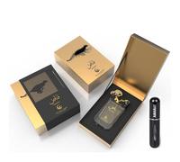 Qannas EDP Eau de Parfum for Men Long Lasting Imported from Dubai Includes Refillable Atomizer 5ml Woody and Refined Fragrance with Notes of Apple, Cinnamon (Qannas)