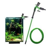 QANVEE S300 S600 Multi-functional Vacuum Syphon Water Changer Cleaner Sand Gravel Washing Excrement Removal Fix Fish Tank Anti Backflow (S-300)