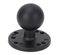 QANYEGN 1.5 Inch Ball Mount, Ball Mount Base with Aluminum Alloy AMPS Hole Round Plate, Ball Mount Base for Boats, Kayaks, Semi Trucks