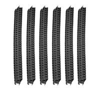 QANYEGN 100Pcs Double Loop Wire Binding Spines, Twin Loop Spiral Binding Coil, 34 Teeth 3:1 Pitch 7.9mm Diameter 40 Sheet Capacity for Letter Sized Paper (Black)