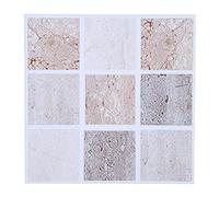 QANYEGN 18pcs Mosaic Wall Tile Stickers, Peel and Stick Tile Stickers, Tile Transfer Stickers for Bathroom and Kitchen DIY Home Decor(005)