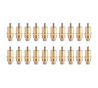 QANYEGN 20Pcs Rabbit Drinker Nipple Waterer, Metal Rabbit Water Drinker Tool, Long Type Poultry Watering Cage Accessories for Farm Animal Supplies