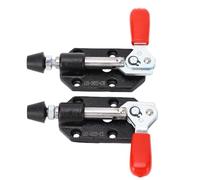 QANYEGN 2Pcs Push Pull Toggle Clampm, Tunable Woodworking Clamp, Quick Release Positioning Jig Accessories Left Right 20mm Stroke for Welding, Woodworking Jigs and Fixtures