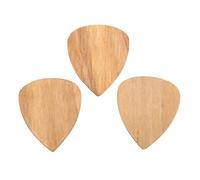 QANYEGN 3PCS Acoustic Guitar Pick, Wooden Guitar Picks Replacement, Non Slip Celluloid Guitar Picks Kit for Musical Instrument Parts