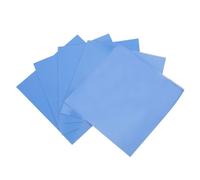 QANYEGN 5 Pcs Silicone Thermal Conductivity Pad, Thermal Pad 100 x 100 x 5mm, Heat Dissipation Silicone Sheet for Laptop Heatsink