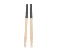 QANYEGN 5A Drum Sticks, Oval Wood Tip Drum Stick, Maple Wood Tip Drumsticks with Anti Slip Rubber Handle for Adults Kids Beginners (Fish Scale Pattern)