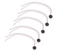 QANYEGN 5pcs DC 3V 80mA Mini Vibration Motors, Pager and Cell Phone Flat Vibrating Micro Motor for DIY Mobile Cell Phone Pager Tablet Toys 10x2mm 11000RPM 1020 (34MM)