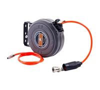 QANYEGN 6mm Automatic Retractable Hose Reel, Retractable Mini Air Hose Reel, Car Wash Garden Irrigation Water Tube Holder Wall Mount High Pressure Waterpipes Roller Drum