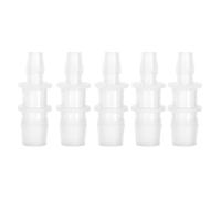QANYEGN Aquarium Connector, Plastic Variable Diameter Adaptor Fitting Straight Air Pump Hose Fitting, Airline Tubing for Connecting (8mm/16mm interchangeable, 5 pieces per pack)