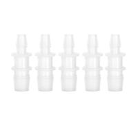 QANYEGN Aquarium Connector, Plastic Variable Diameter Adaptor Fitting Straight Air Pump Hose Fitting, Airline Tubing for Connecting (8mm/12mm interchangeable, 5 pieces per pack)