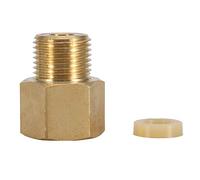 QANYEGN Brass CO2 Converter, CO2 Cylinder Tank Adapter, Brass Cylinder Tank W21.8 CGA320 Adapter for Both Paintball and Aquariums Fish