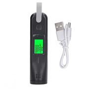 QANYEGN Breath Alcohol Tester, High Precision Quick Response Breathalyzer, Wireless Portable Drunk Analyzer DC 5C (Black)