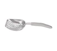 QANYEGN Cat Litter Scoop, Scoop Metal Scooper, Long Handle Detachable Stainless Steel No Stick Sifter Pet with Deep Shovel Kitty for Sifting Cats