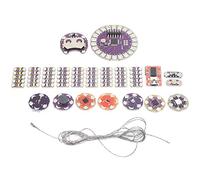 QANYEGN Complete Electronics Starter Kit, Electronic Component Kit, Sewing Electronics Kit with Conductive Thread Set, Development Board