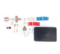 QANYEGN Electric Motor Kit, Miniature Electromotor Model, Electric Motors Model Assemble Kit for School Labs Physics Educational