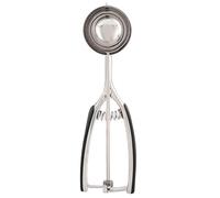 QANYEGN Fruit Melon Baller Spoon, Stainless Steel Melon Ballers Scoop, Ice Cream Fruit Scoop for Watermelon, Ice Cream, Fruits, Sorbet (55mm)