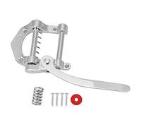 QANYEGN Guitar Tremolo Unit, Vibrato Tailpiece Tremolo, Guitar Tailpiece Vibrato Tool for SG Jazz Guitars Musical Instrument Part (Silver)