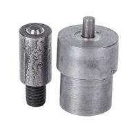 QANYEGN Hand Press Machine Setter, Heavy Duty Hand Press Grommet Machine, Spring Snap Fastener Button Die for Leather Craft Clothing Fabric 5mm