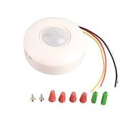 QANYEGN Infrared PIR Motion Switch, 360° PIR Motion Sensor Light Switch with Time Delay for LED Ceiling Light