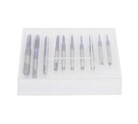 QANYEGN Micro Taps, Micro Metric Taps Bits Set, Small Machine Screw Tap Set M1 M1.2 M1.4 M1.6 M1.7 M1.8 M2 M2.5 M3 M3.5 for Wood, Plastic, Aluminum