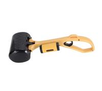 QANYEGN Pooper Scooper, Foldable Dog Pooper Scooper, Portable Long Handle Dog Pooper Shovel for Outside Yard, Grass, Dirt, Gravel (Yellow Black)