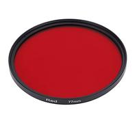 QANYEGN Red Camera Lens Filters, Camera Optical Glass Red Full Color Filter, Camera Lens Photo Filter for DSLR Camera (77mm)