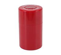 QANYEGN Smell Proof Stash Jar, Round Plastic Airtight Container, Vacuum Coffee Canister for Outdoor Travel and Sealed Storage.(Red)