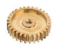 QANYEGN Spur Gear Brass 30 Tooth, Servo Steering Gear Brass Gear for Servo 25 Tooth Spline 0.8 Mod Industrial Robot Part 4305 0025 0030