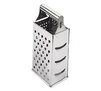 QANYEGN Stainless Steel Cheese Grater, Boxed Grater, Metal Veg Fruit Peeler Slicers Box Grater for Potato, Chocolate, Parmesan, Ginger