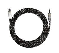 QANYEGN Toslink to Mini Toslink Optical Audio Cable, Digital Optical Audio Cable, Audio Cable for Home Theater, Sound Bar (1.5m / 4.9ft)