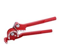 QANYEGN Tube Bender, 180° 3-Slot Handheld Copper Aluminum Tube Manual Bending Elbow Tool, Aluminum Alloy Pipe Bende