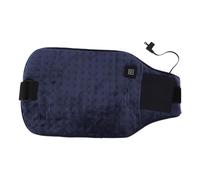 QANYEGN USB Powered Heating Waist Belt, Electric Heated Waist Belt, USB Powered Heating Pad for Lower Back, Lumbar, Sciatica, Shoulder, Leg (Dark Blue)