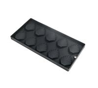 Qaonsciug 10 Cavity Silicones Madeleine Molds for French Pastries Shell Shape Dessert Pan Baking Tool Nonstick Easy Releases Madeleine Cake Molds