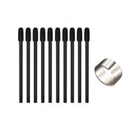 Qaonsciug 10pcs Felt Pen Replacement Tips With Clip For 3 PTK470 PTK670 Drawing Tablets Smooth Natural Feel Tablets Pen Nibs