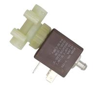 Qaonsciug 230V Electric Solenoid Valves for Espresso Machines, Silver, 3-Way, 3 Ports, Polytetrafluoroethylene, Suitable for Home & Commercial Use