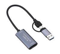 Qaonsciug 2K 50FPS USB3.0 To HDMIcompatible Video Captures Card Game Captures Card Recorders Box Device For Live Streaming Out