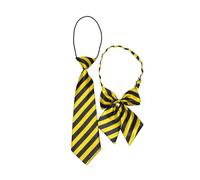 Qaonsciug 2PCS Teens Students Bowknot Necktie Set Women Knot Free Uniform Detachable Collars Removable Ties Costume Accessories For Girls For Bows For Girls School Neckties
