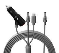 Qaonsciug 3 In 1 USB C/Car Charging To Power Waterproof Cable Plugs And Play For Accessories Car Power Adapters