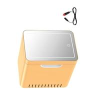 Qaonsciug 4L Tiny Car Refrigerator For Cosmetics Highlighting Advanced Refrigerating Structure Travel Home Use Passenger Beauty Refrigerator For Automobiles