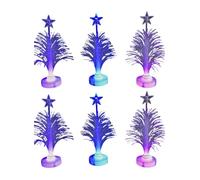 Qaonsciug 6pcs LED Illuminated Christmas Trees Display Ornament For Seasonal Decorations At Homes Store Or Workspaces Office Christmas Decors